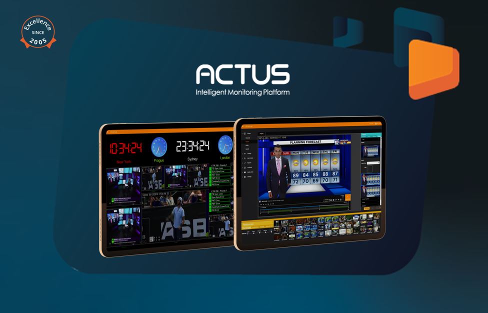 Actus Digital to Showcase Award-Winning Intelligent Monitoring Platform at CABSAT 2022