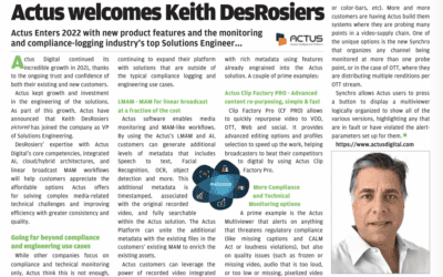 Actus Enters 2022 With New Product Features and the Monitoring and Compliance-Logging Industry’s Top Solutions Engineer